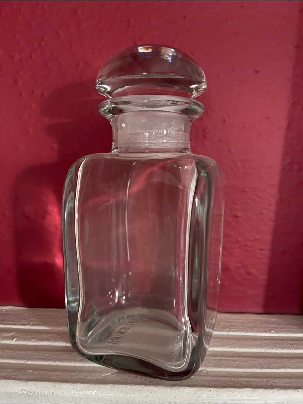 Hermes Glass Apothecary Bottle with Stopper - Transparent